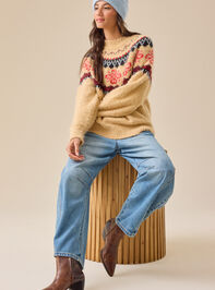 Darcy Fair Isle Sweater Detail 3 - TULLABEE