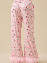 Maci Satin Sleep Pant Detail 6 - TULLABEE