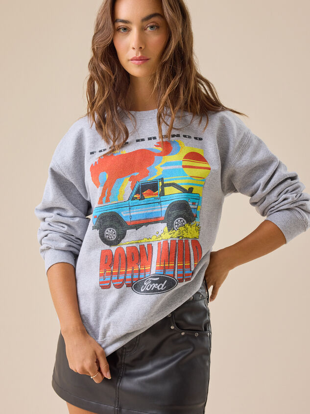 Born Wild Bronco Sweatshirt - TULLABEE