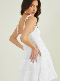Lucy Tie Shoulder Dress Detail 2 - TULLABEE