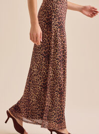 Francie Cheetah Maxi Skirt Detail 4 - TULLABEE