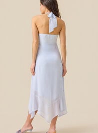 Aurelie Flower Midi Dress Detail 4 - TULLABEE