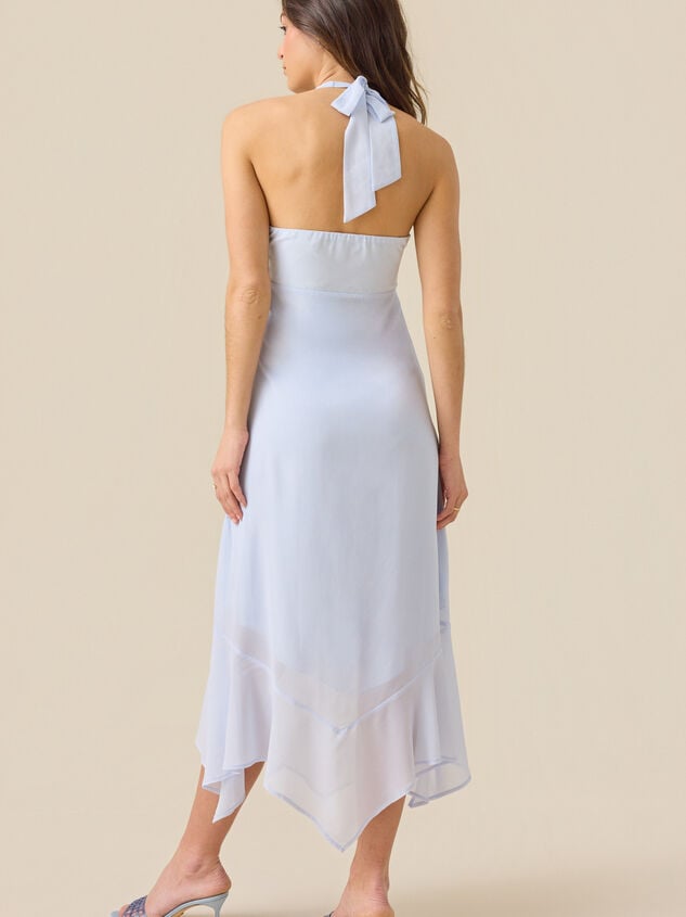 Aurelie Flower Midi Dress Detail 4 - TULLABEE