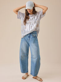 Little Dude's Mom Camo Graphic Tee Detail 3 - TULLABEE