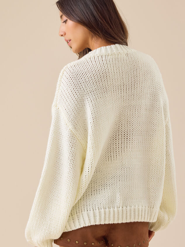 Jessie Boot & Bow Sweater Detail 4 - TULLABEE