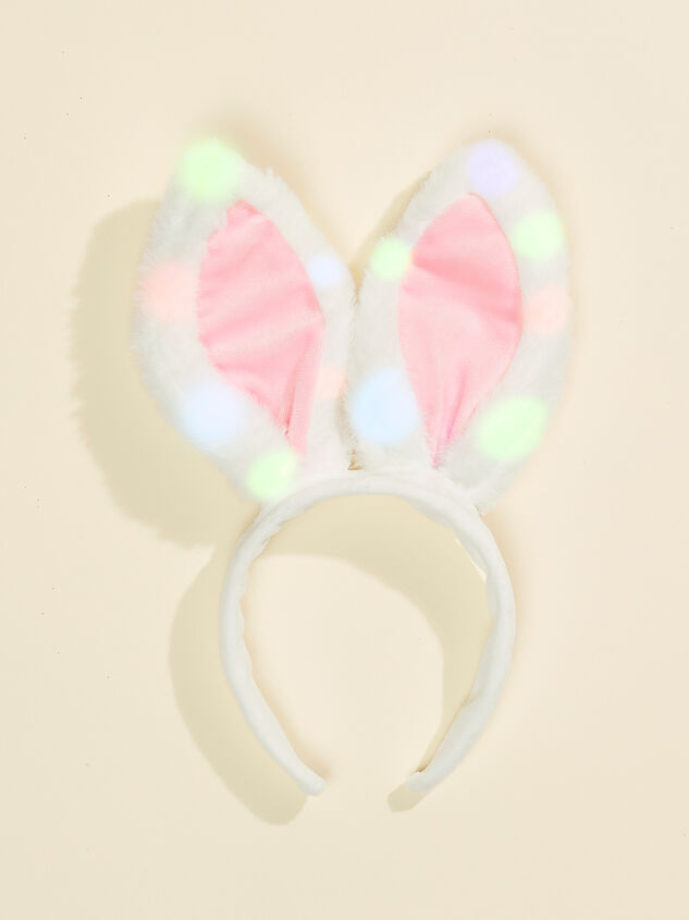 Light Up Bunny Ears by MudPie Detail 2 - TULLABEE
