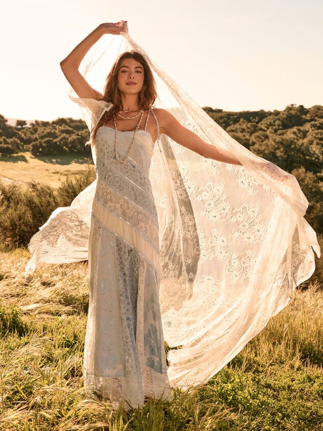 Kayelli Patchwork Maxi Dress - TULLABEE