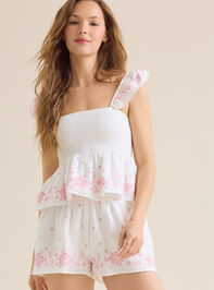 Adeline Embroidered Tank - TULLABEE