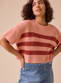 Ricki Striped Boxy Sweater - TULLABEE