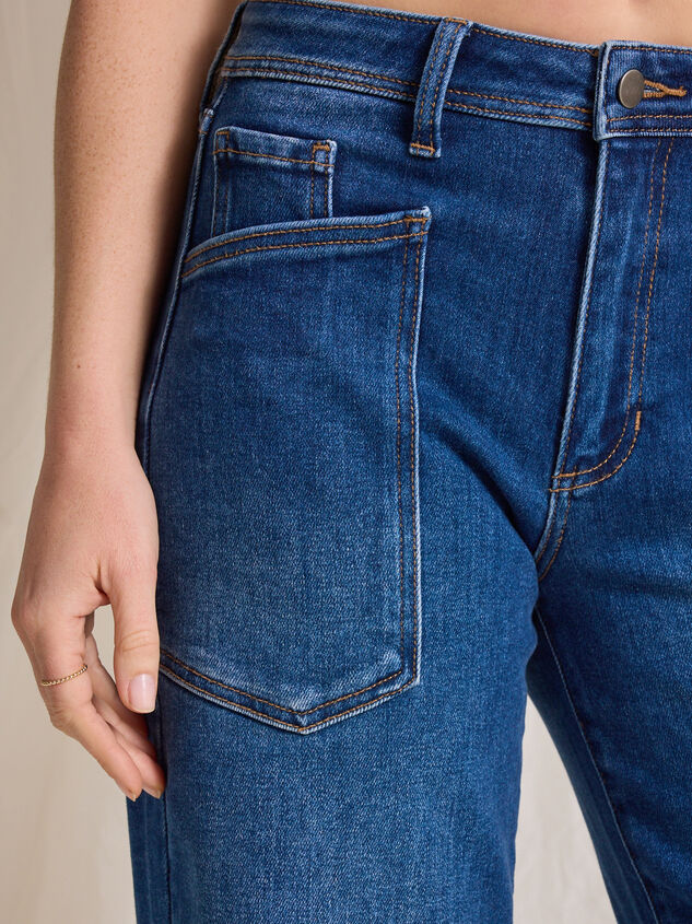 Stacey High Rise Jeans Detail 3 - TULLABEE