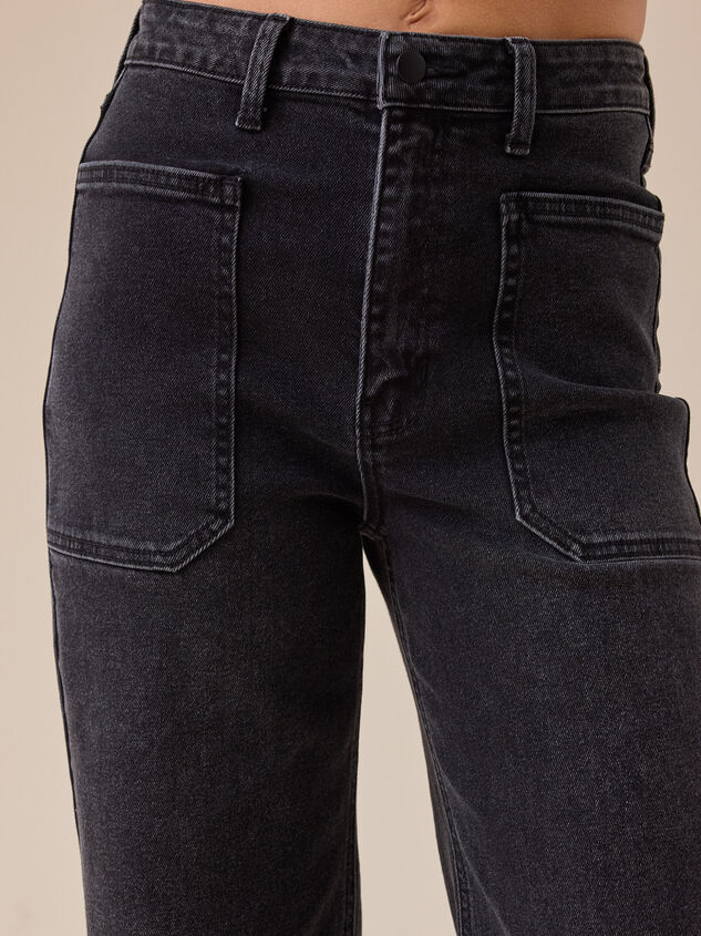 Layla Straight Leg Jean Detail 3 - TULLABEE