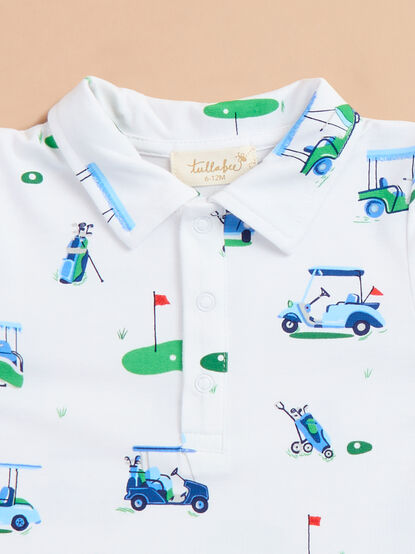 On The Green Polo Bodysuit - TULLABEE