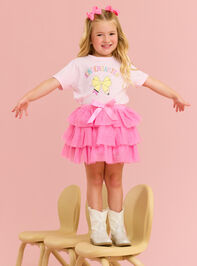 Kindergarten Pencil Bow Tee - TULLABEE