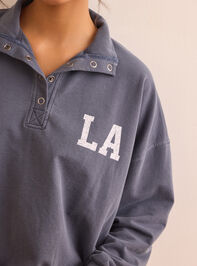 LA Quarter Snap Pullover Detail 3 - TULLABEE