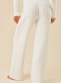 Chaya Cable Lounge Pant Detail 5 - TULLABEE