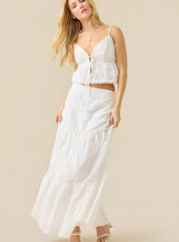 Madison Embroidered Top Detail 3 - TULLABEE