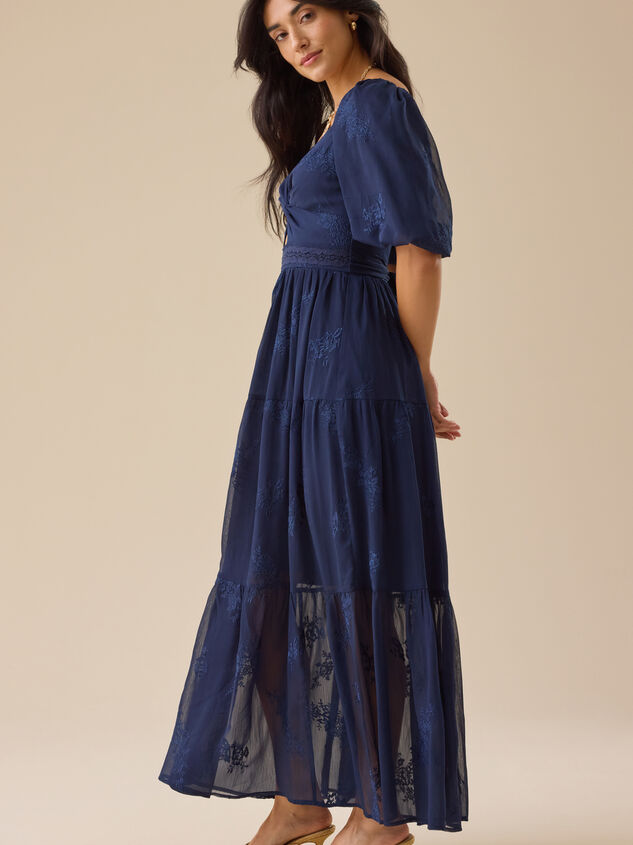 Dani Floral Maxi Dress Detail 3 - TULLABEE