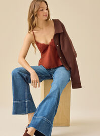 Liberty Wide Leg Jeans Detail 4 - TULLABEE