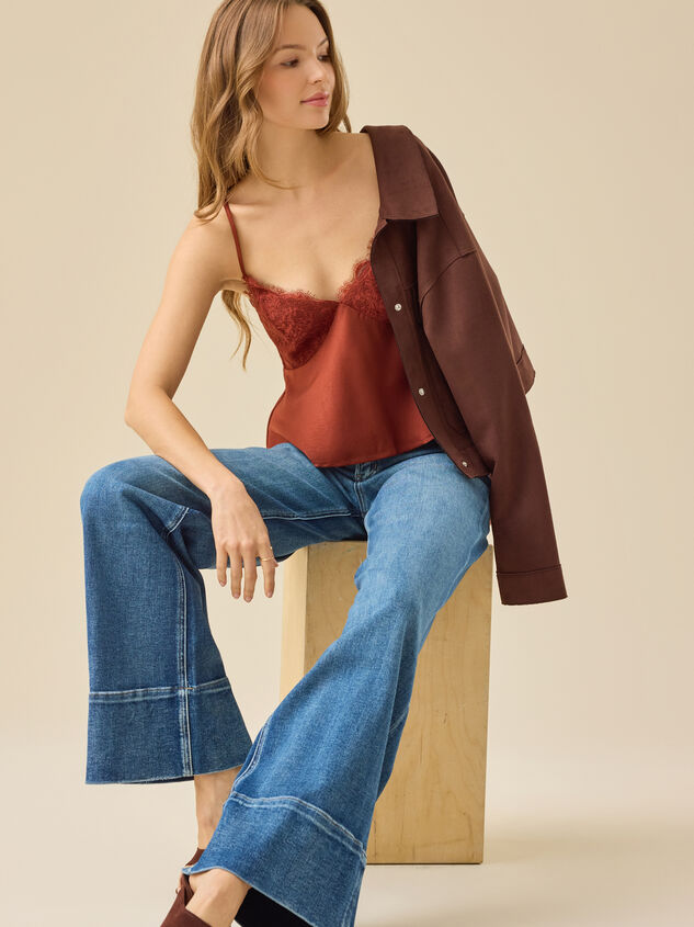 Liberty Wide Leg Jeans Detail 4 - TULLABEE