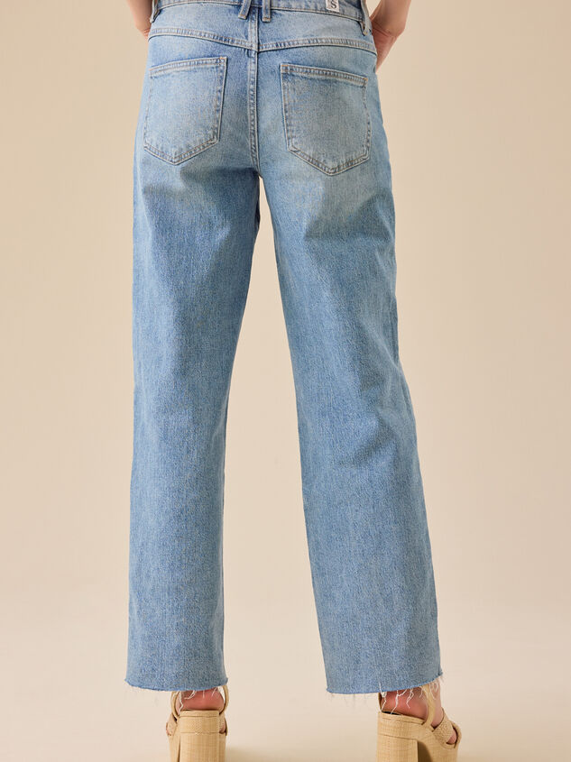 Sunny Cropped Jeans Detail 4 - TULLABEE