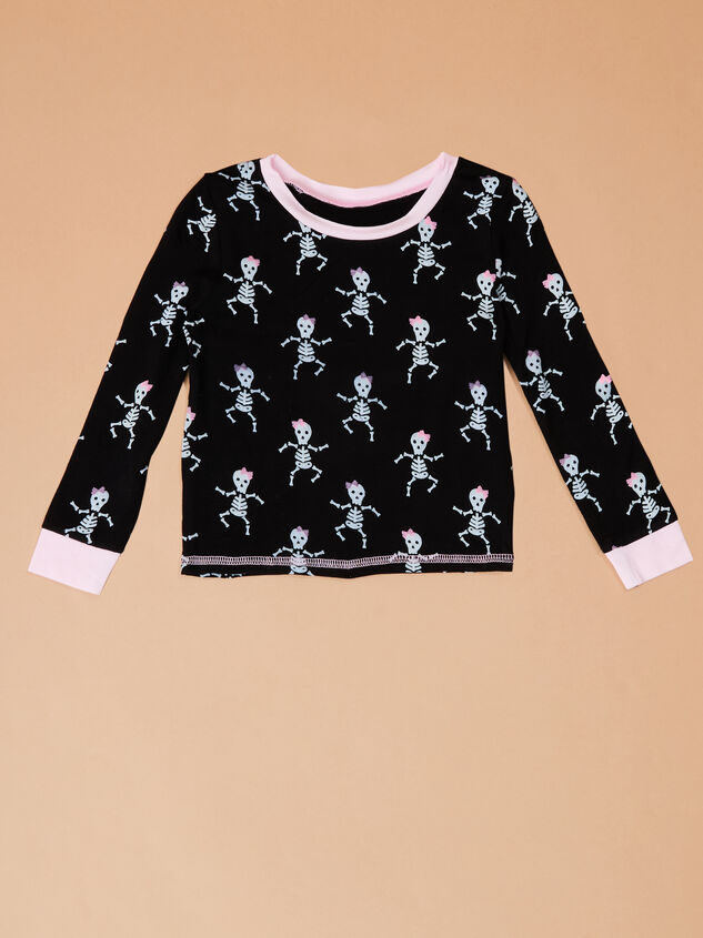Skelly Glow in the Dark Pajamas by Mudpie Detail 3 - TULLABEE