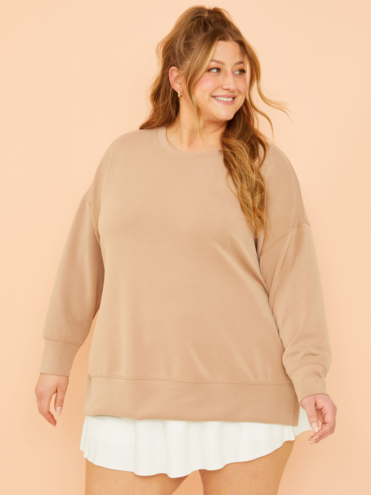 Super soft 2025 plus size sweatshirt