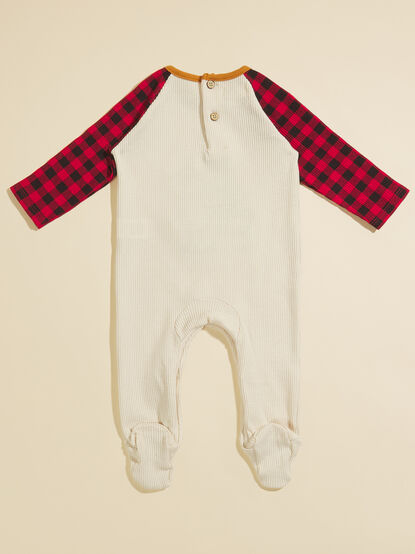 Gnome Checkered Footie by MudPie - TULLABEE