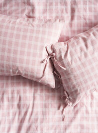 Muscat Cotton Single Sham Detail 3 - TULLABEE