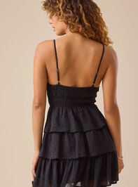 Ellie Tiered Mini Dress Detail 5 - TULLABEE