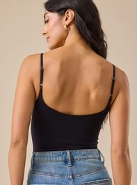 Everyday Seamless Solid Bodysuit Detail 2 - TULLABEE