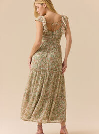 Soliah Floral Maxi Dress Detail 4 - TULLABEE