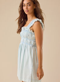 Ashley Denim Romper Detail 4 - TULLABEE