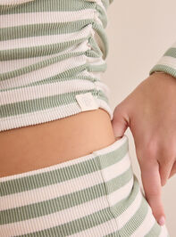 Slow Moments Stripe Top Detail 6 - TULLABEE