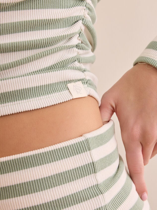 Slow Moments Stripe Top Detail 6 - TULLABEE