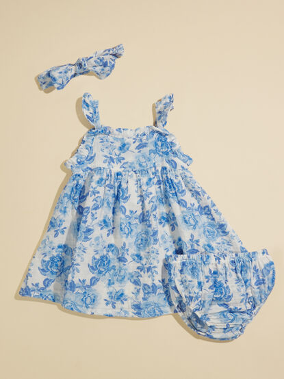 Nora Floral Dress and Bloomer Set - TULLABEE