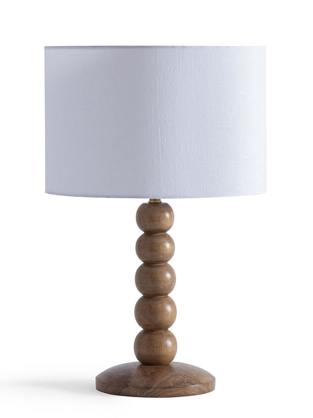 Ellie Wood Table Lamp - TULLABEE