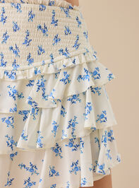 Andersyn Floral Mini Skort Detail 2 - TULLABEE