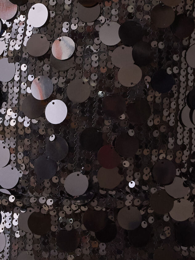 Charlotte Sequin Mini Dress Detail 6 - TULLABEE