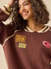 Lainey Western Patch Sweater - TULLABEE