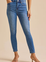 Val High Rise Skinny Jeans Detail 2 - TULLABEE