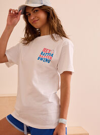 Hey Batter Batter Graphic Tee Detail 4 - TULLABEE
