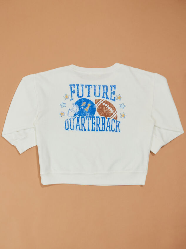 Future Quarterback Sweatshirt Detail 2 - TULLABEE
