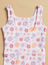 Mia Floral Unitard Detail 3 - TULLABEE