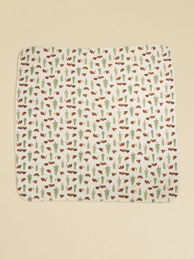Brown Bear Swaddle Detail 3 - TULLABEE