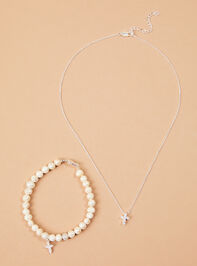 Cross Jewelry Mom Mini Set by Mud Pie Detail 3 - TULLABEE