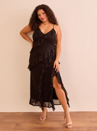 Bridgette Ruffle Maxi Dress - TULLABEE