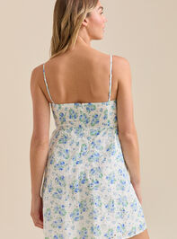 Lily Floral Mini Dress Detail 4 - TULLABEE