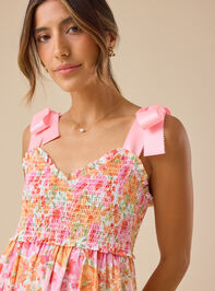 Landon Floral Maxi Dress Detail 2 - TULLABEE