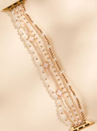 Sparkling Clover Smart Watch Band Detail 2 - TULLABEE