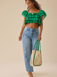 Simone Ruffle Top Detail 2 - TULLABEE